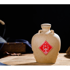 土色陶瓷酒瓶1斤3斤5斤酒瓶內塞密封酒壺酒具酒壇酒罐家用酒壺